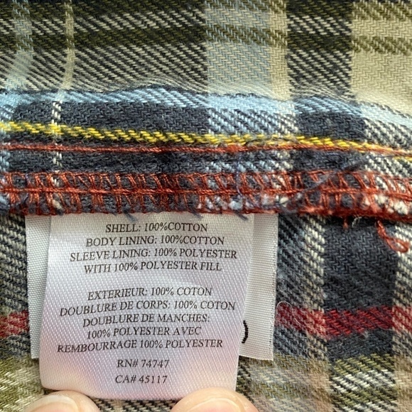 Red Head sold at Bass Pro chore jacket/shirt fleece lined 100% cotton size M - Picture 7 of 9